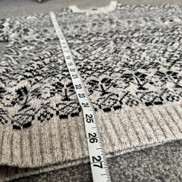 Vtg WindRiver Outfitter Knit Thermal Sweater Dark Green and Lighter Brown Large - Picture 6 of 14